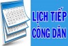 Thông báo lịch tiếp Công dân của Trường tiểu học xã Thanh Yên, năm 2025